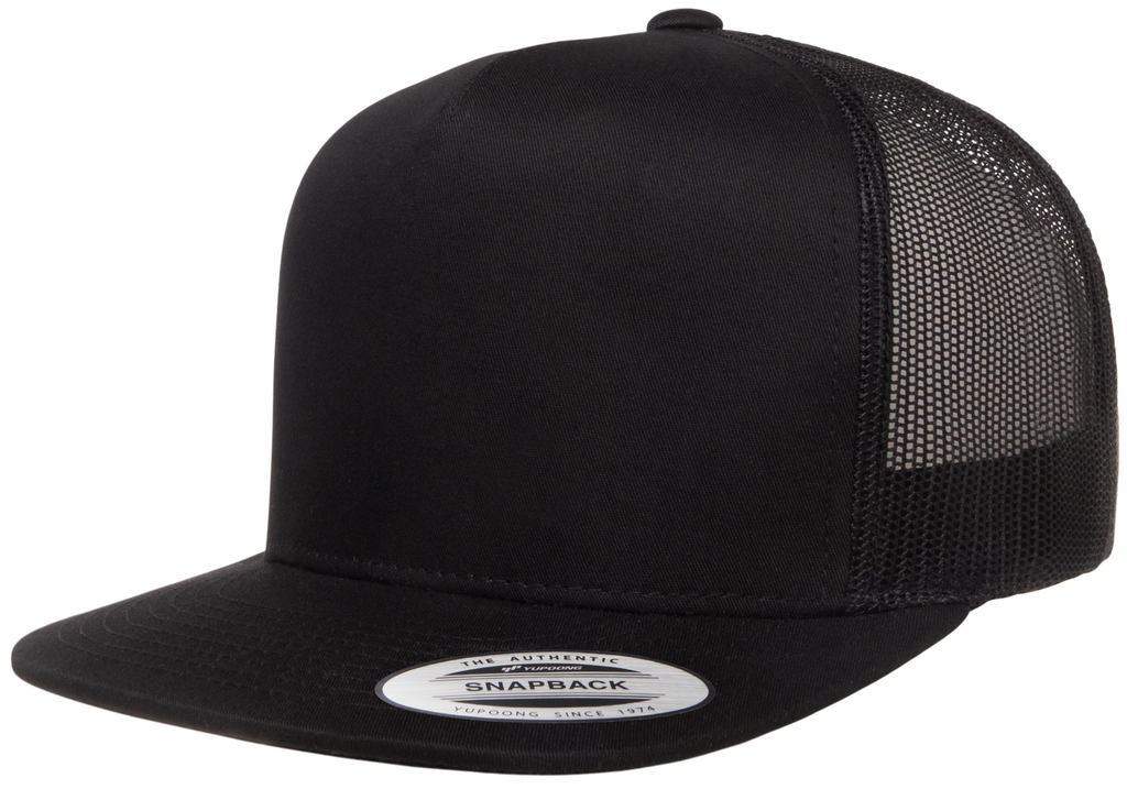 CSW 24/7 5 Panel Flat Peak Snap Back Trucker Cap