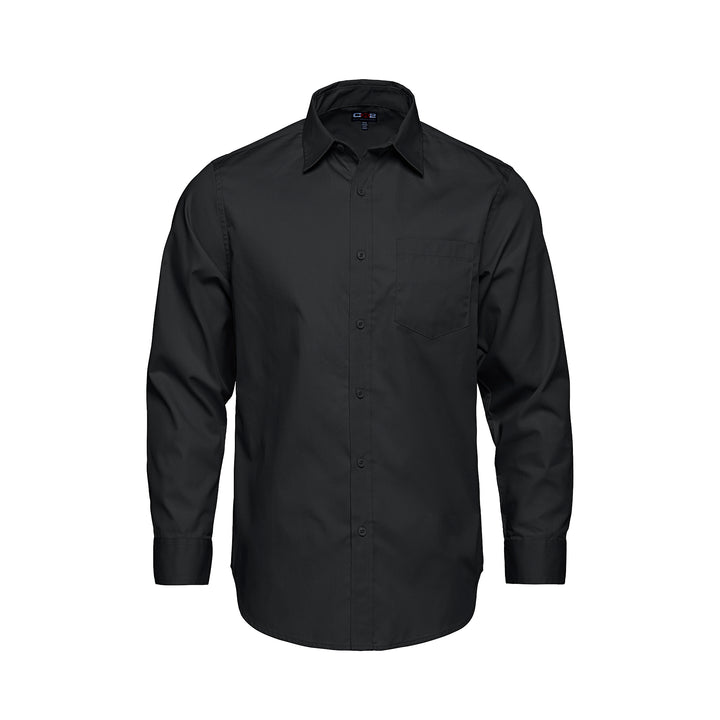 CX2 Men's Poly-Cotton Twill Long Sleeve Easy-Care Shirt