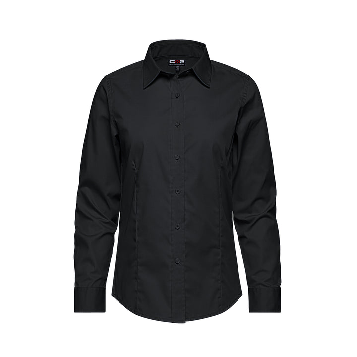 CX2 Ladies Poly-Cotton Twill Long Sleeve Easy-Care Shirt