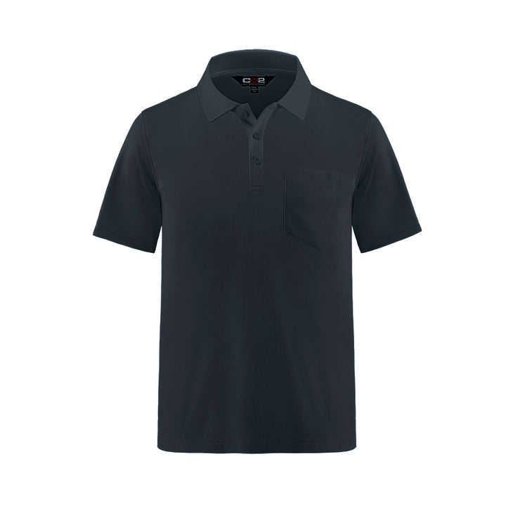 CX2 Men's Pique Mesh Polo w/ Pocket