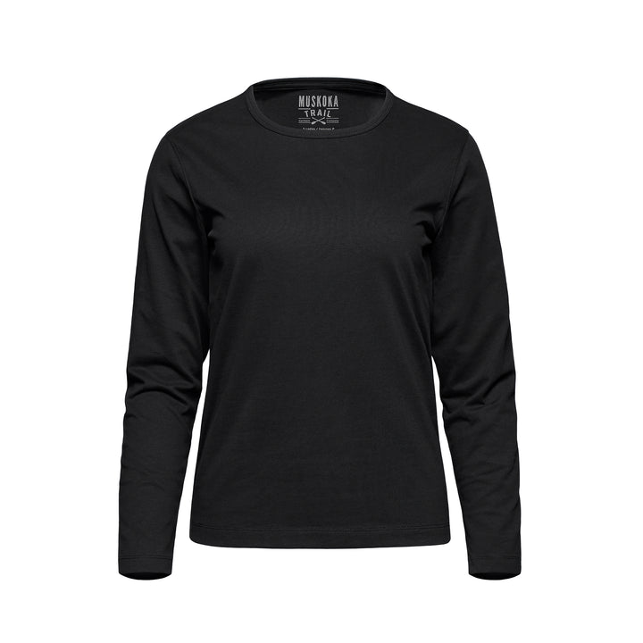 Muskoka Trail Cotton-Poly Long Sleeve Crewneck T-Shirt