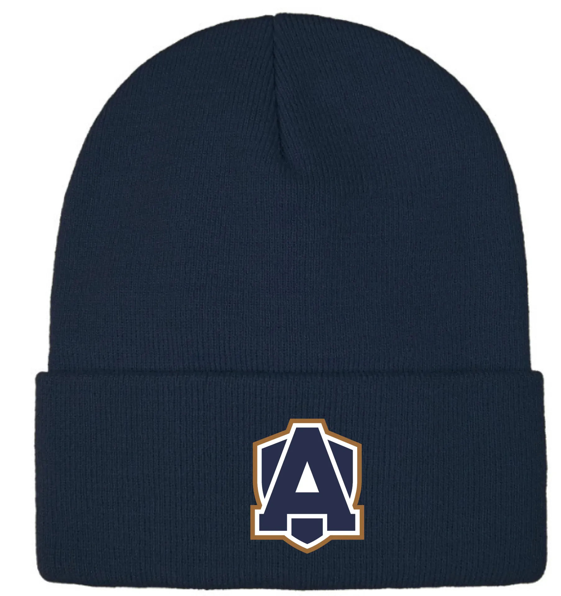 TUQUE ACRYLIQUE À REVERS BRODÉ